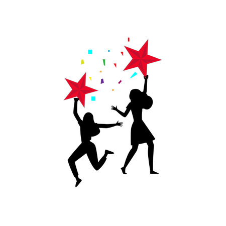 dance logo for dance school, dance studio. vector illustration.EPS 10のイラスト素材