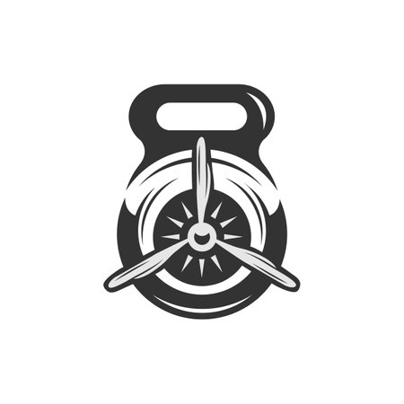 Kettlebell icon. Sport and fitness weight symbol. Vector illustration.EPS 10のイラスト素材