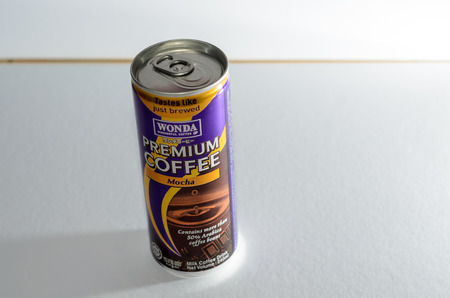 KUALA LUMPUR, MALAYSIA - OCT 18, 2015: Wonda Coffee, manufactured and distributed by Permanis Sdn...