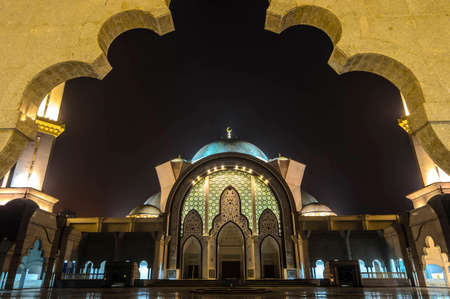 The Federal Territory Mosque, Kuala Lumpur, Malaysiaのeditorial素材