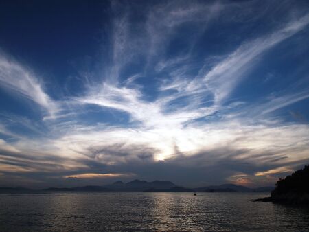 Beautiful sunsetの写真素材