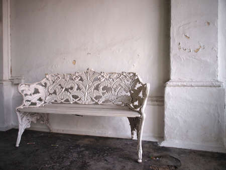 lonely seatの写真素材