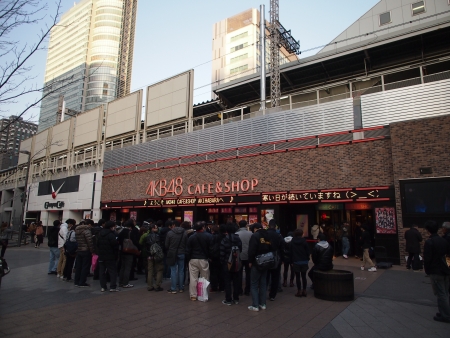 AKB48 Cafe   Shop at Akihabara of Tokyo, Japanのeditorial素材