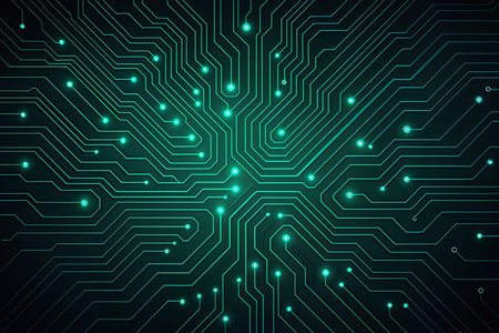 Circuit board, technology background, vector illustration eps 10.の素材