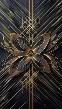 Luxury background with gold ornament. Element for design. Template for design.の素材