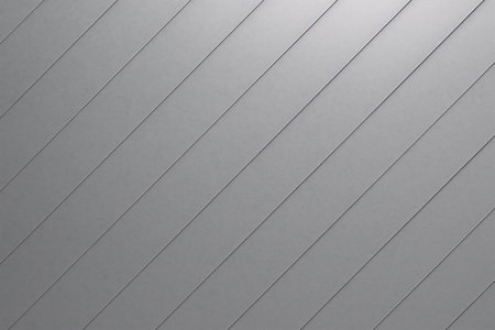 Gray metal background with stripes and lines. 3d rendering, 3d illustration.の素材