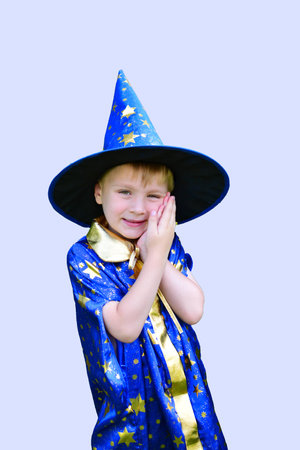 boy in astrologer costumeの写真素材