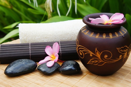 alternative treatment of spa and with zen stone    の写真素材