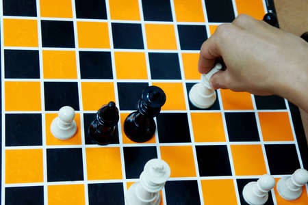 chess player from top view