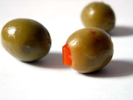 green olivesの写真素材