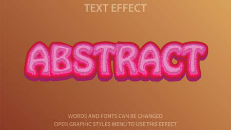 Abstract text effect template.
Editable.