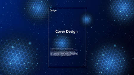 abstract particles backgroundのイラスト素材