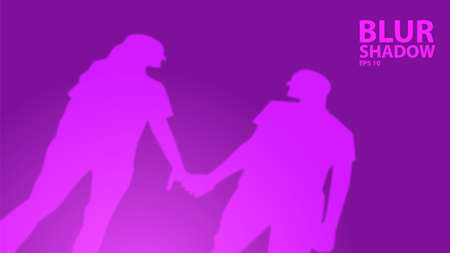 abstract overlay shadow . Vector illustration. EPS 10