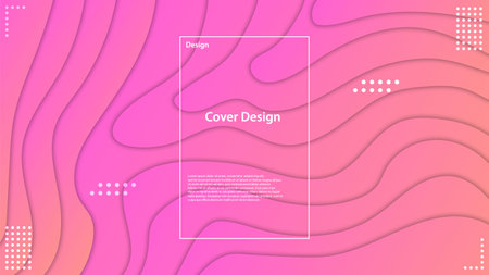 Colorful liquid and geometric background with fluid gradient shapes. Eps10 Vector illustrationのイラスト素材