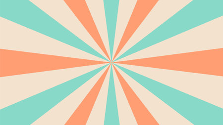 Retro Sunburst Background, Retro Sunburst Pattern, Vintage Sunburst Backgroundのイラスト素材