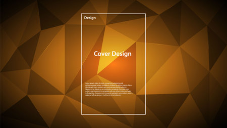 Polygonal background. Abstract vector Illustration. Geometric design for business presentations or web template banner flyer.のイラスト素材