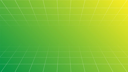 Green and yellow abstract background with a grid. Vector illustration for your designのイラスト素材