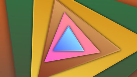 Colorful geometric background. Abstract concept for your design. Vector illustration.のイラスト素材