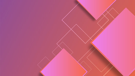 Minimal geometric background. Dynamic shapes composition. Graphic concept for your designのイラスト素材