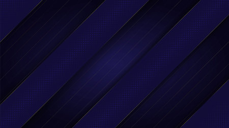 Dark blue abstract background with halftone dots. Vector illustration.のイラスト素材