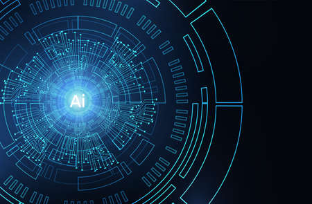 Sci fi futuristic user interface. Vector illustration.