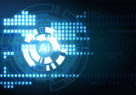 Sci fi futuristic user interface. Vector illustration.