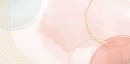 Watercolor ink paint art vector texture illustration