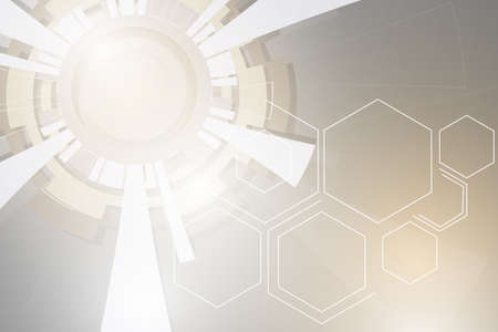 Conceptual technology illustration of artificial intelligenceのイラスト素材