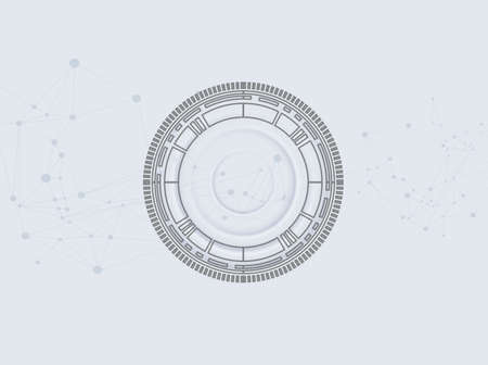 Abstract futuristic background technology sci fi vector imageの写真素材