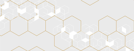 Molecular structure. Biotechnology presentation template vector background