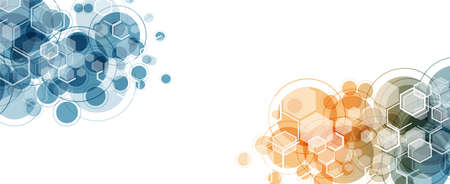 Abstract background of science and innovation technology.