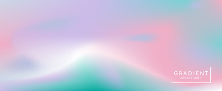 Colorful gradient vector background. Design for landing pages.のイラスト素材