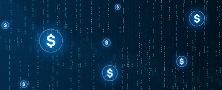 Banking collapse financial crisis, stock market crash. One of the largest banks in the USA went bankrupt.の写真素材