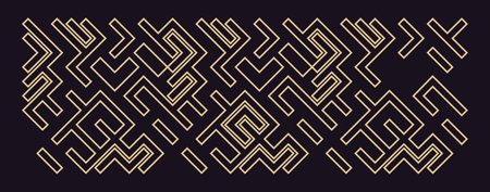 Trendy geometric pattern stock illustration.