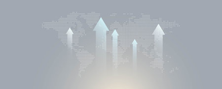 Investment finance chart,stock market business.のイラスト素材