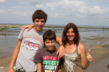 Mother and sonの写真素材