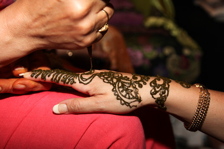 henna designの写真素材