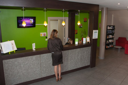 Hotel receptionのeditorial素材