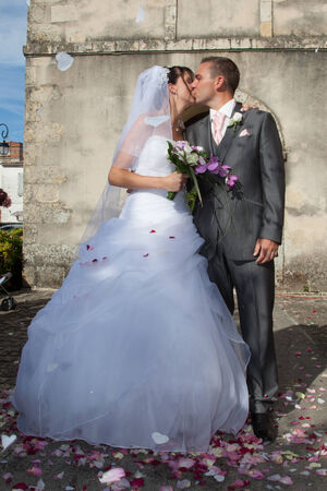 Maried coupleの写真素材