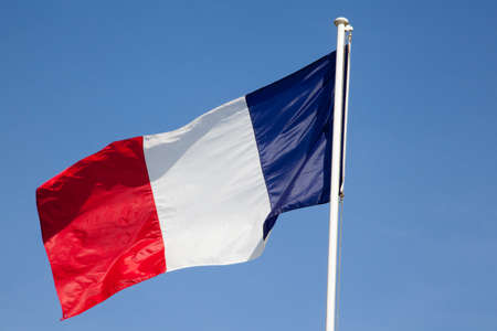 A waving french flag