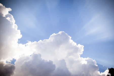 Blue sky  -White clouds in a beautyful blue sky