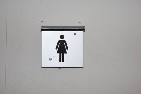 Woman  toilet iconsの写真素材