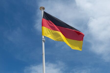 Flag of germany under blue sky