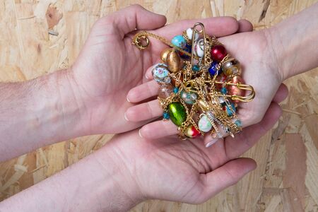Plenty of jewelery with plenty of color