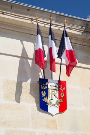 City hall of a nice town  in Franceの写真素材