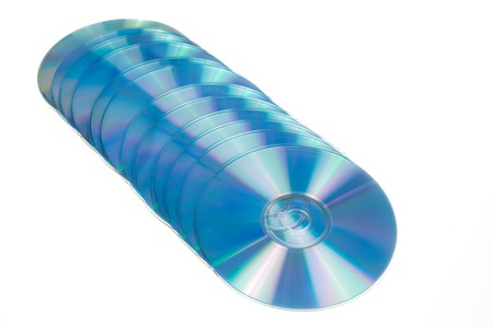Large Blue dvd discs background