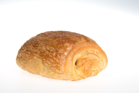 French chocolatine isolated on a white backgroundの写真素材