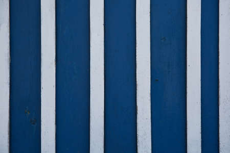 Texture of Wood blue panel for background verticalの写真素材