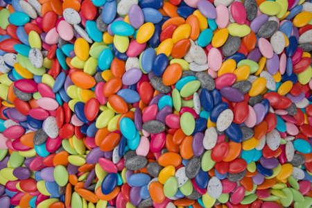 Sweet and bright color candy chocolate