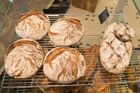 Homemade cooking made from whole wheat and grains with breads